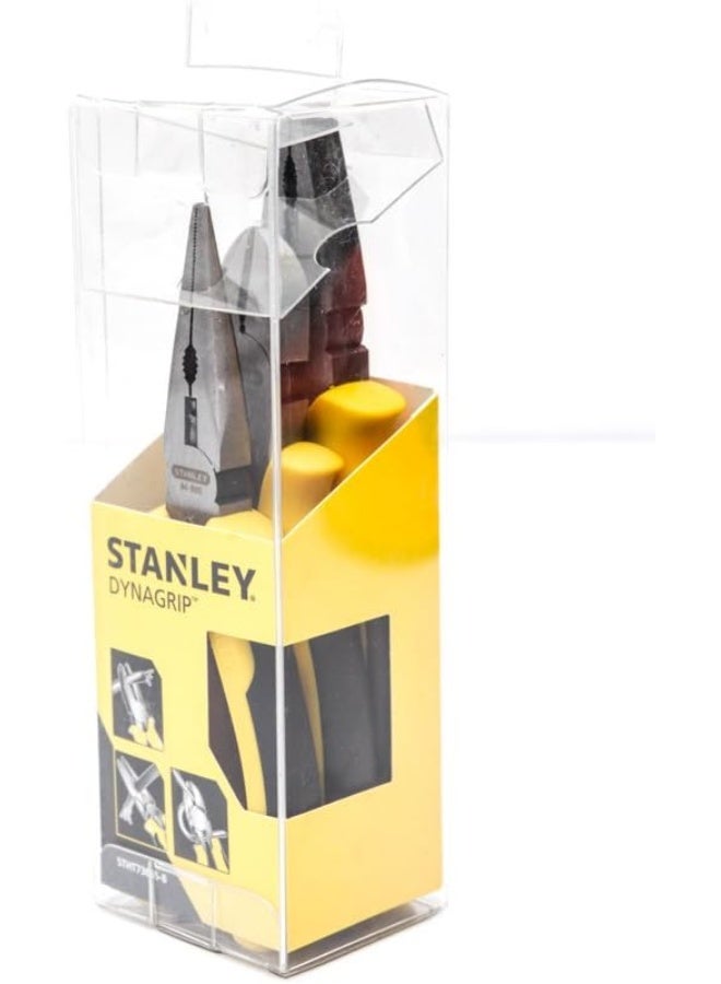 Stanley 3 Pieces Bimaterial Pliers Set, Universal Bimaterial, Water Pump, Diagonal - Image 2