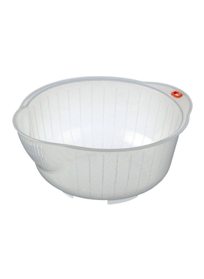 Hic Great Little Rice Washing Speed Colander Clear 2.36 L 80800  - Image 1