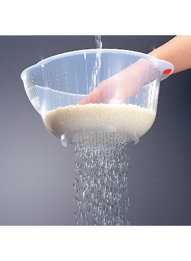 Hic Great Little Rice Washing Speed Colander Clear 2.36 L 80800  - Image 2