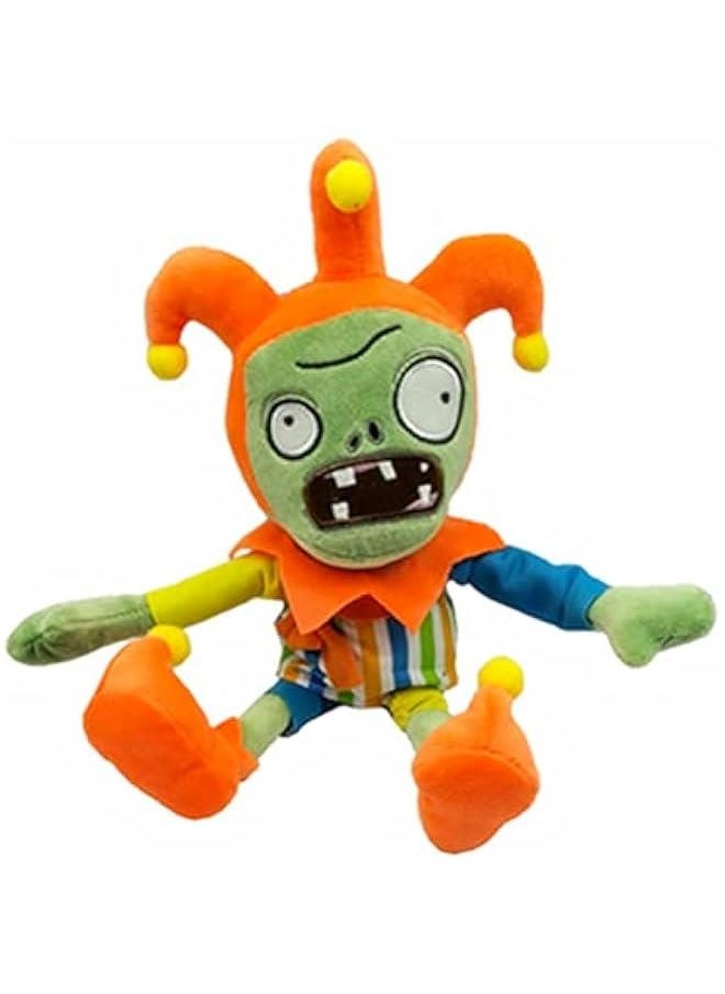 Generic - 12 Plants and Zombies Jester Plush Zombies Toys Normal Zombies PVZ Plushies 1 2 Stuffed Soft Doll Jester Zombies New - Image 1