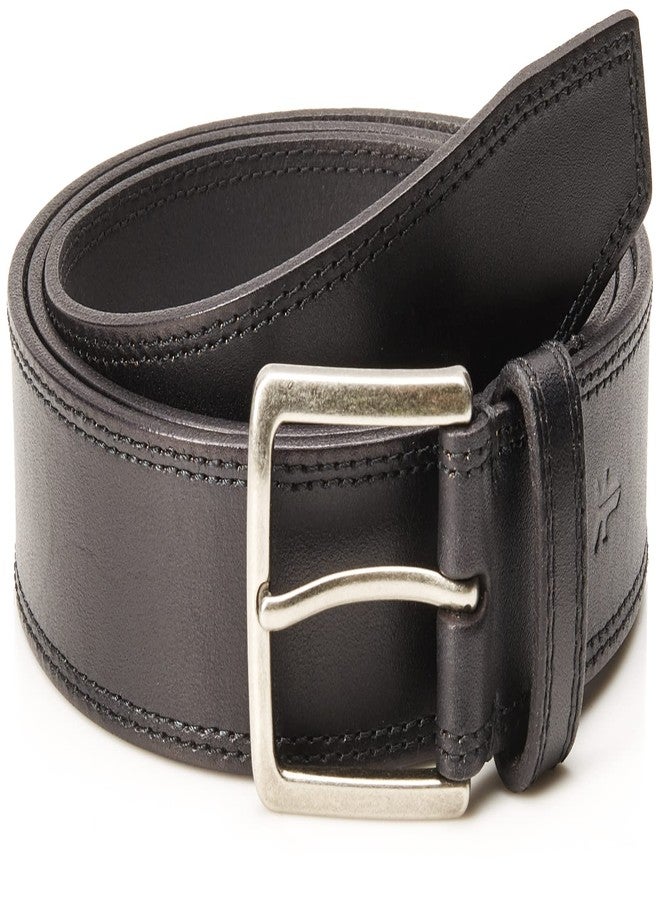 Frye Men's 35MM Leather Belt, Black, 38 - Image 1