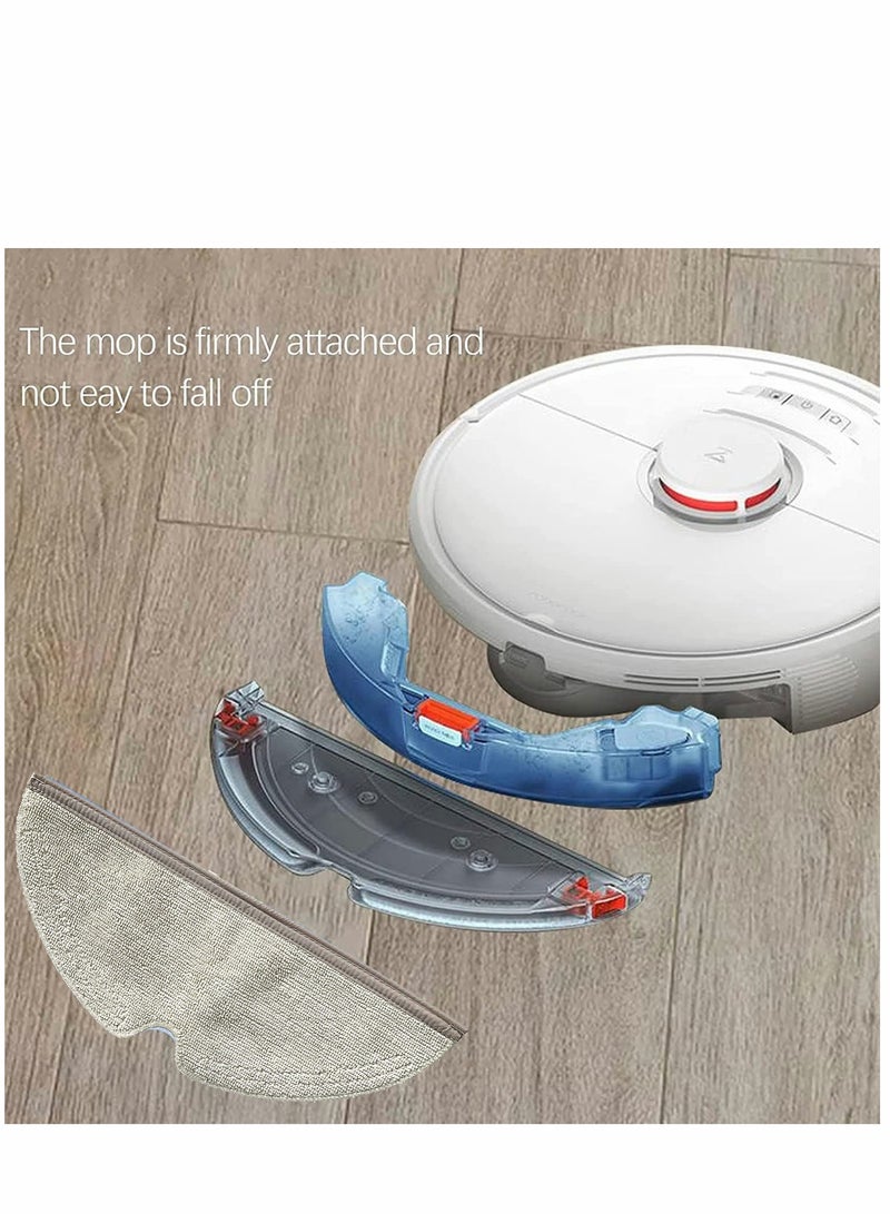 SYOSI Mop Head Replacement Wet Dust Heads 5Pcs Cleaning Pads Microfiber for S5 S6 T6 T7 Accessories Hardwood Floor (5 Pieces) - Image 2