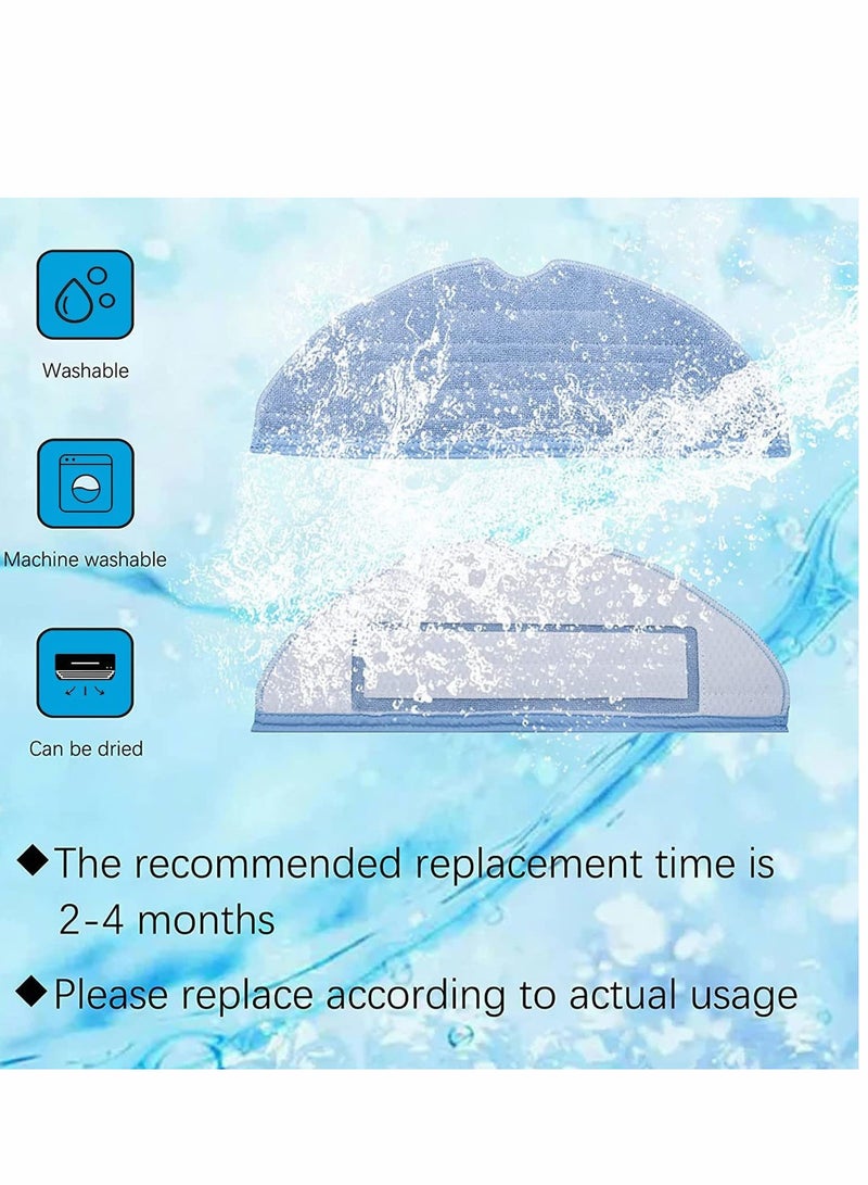 SYOSI Mop Head Replacement Wet Dust Heads 5Pcs Cleaning Pads Microfiber for S5 S6 T6 T7 Accessories Hardwood Floor (5 Pieces) - Image 3