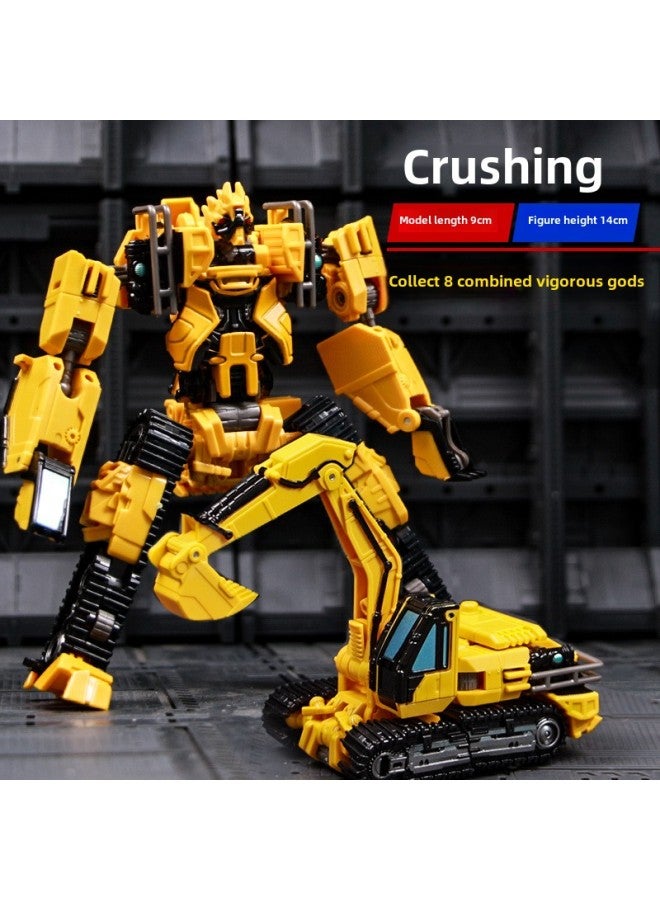 Children's Deformation Toy Car Robot Hercules Fit Series King Kong Bulldozer Heavy Load Model Boy-Color:Rolling 【YS08C】】 - Image 1