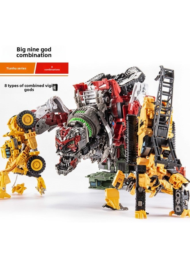 Children's Deformation Toy Car Robot Hercules Fit Series King Kong Bulldozer Heavy Load Model Boy-Color:Rolling 【YS08C】】 - Image 2