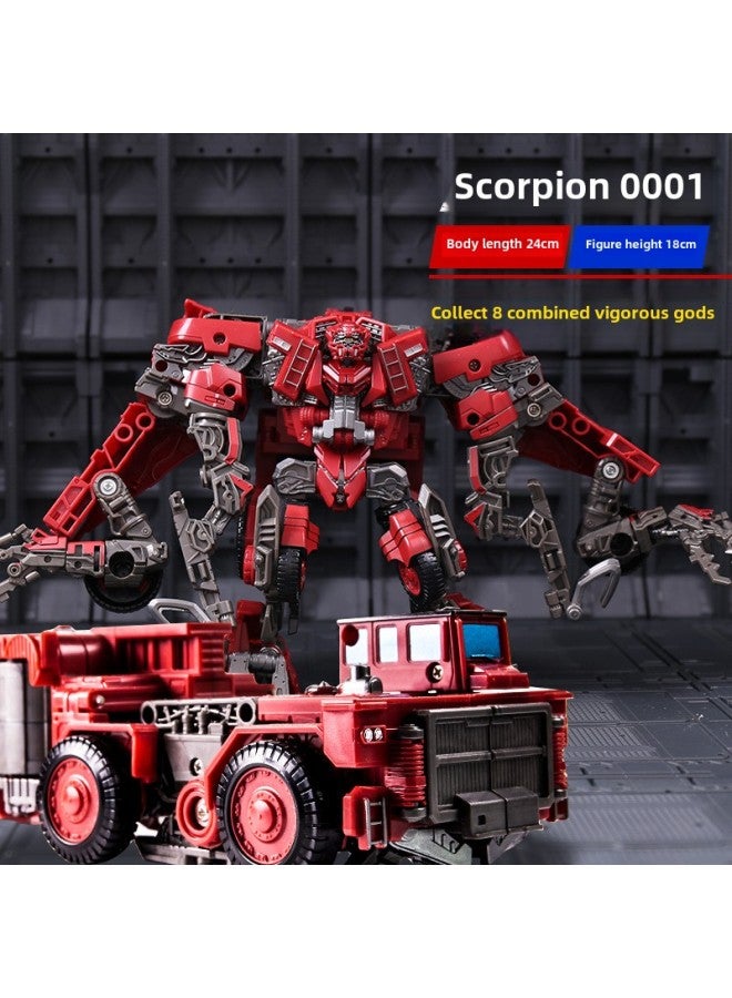 Children's Deformation Toy Car Robot Hercules Fit Series King Kong Bulldozer Heavy Load Model Boy-Color:Rolling 【YS08C】】 - Image 5