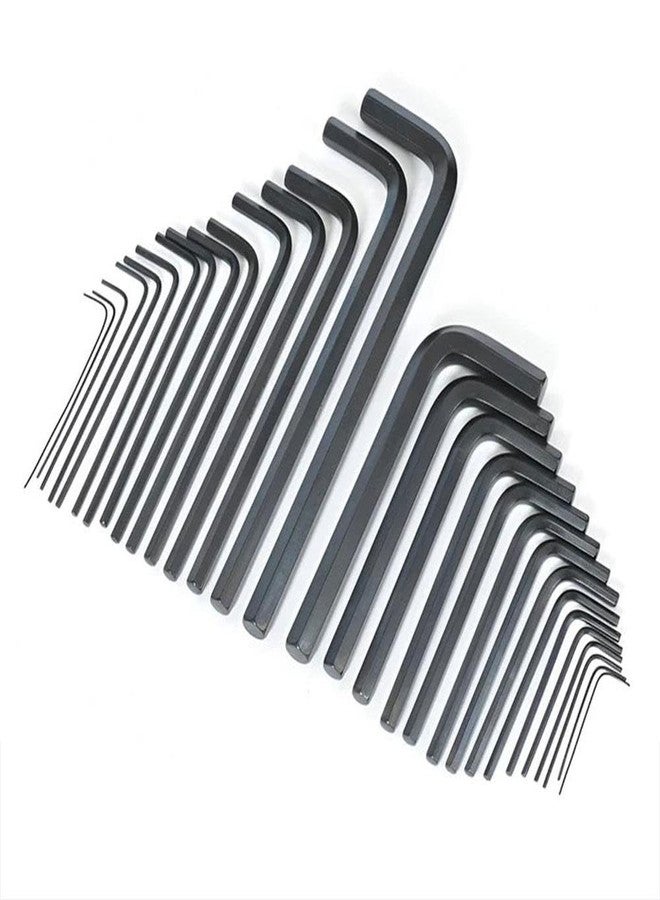 WORKPRO WP222018 30-Piece Hex Key Set (Metric & SAE), Size 0.7 to 10mm & 1/16" to 3/8", Long Arm Allen Key Set, CR-V Steel, Ball End Hex Keys, Rust-Resistant Black Finish, For Professionals & DIY - Image 5