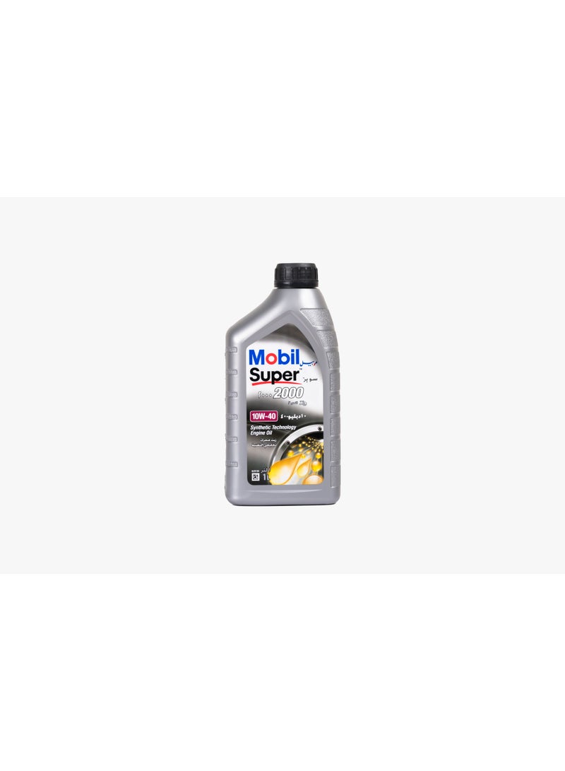 Mobil Super High Performance 10W-40 Synthetic Technology Engine Oil – 12X1L - Image 3