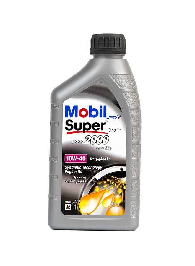 موبيل Mobil Super™ 10W-40 (زيت محركات شبه صناعي عالي الجودة لسيارات الركاب) 12X1L - Image 5