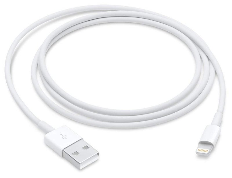 AILKIN Lightning to USB Cable Apple Certified (Mfi) Sync & Charge Cable for iPhone 14/13/12/11 Pro Max/XS MAX/XR/XS/X/8/iPad & iPod, All iPhones, fast Charging Lightning Cable, (Pack of 1) - WHITE - Image 1