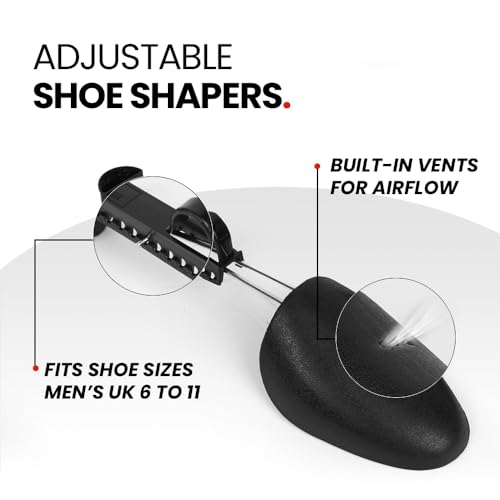 SHOEGR Shoe Tree for Men Women | Adjustable Plastic Shoe Shaper Shapeit | Tree Stretcher Support for Shape Retention Storage Care - Image 3