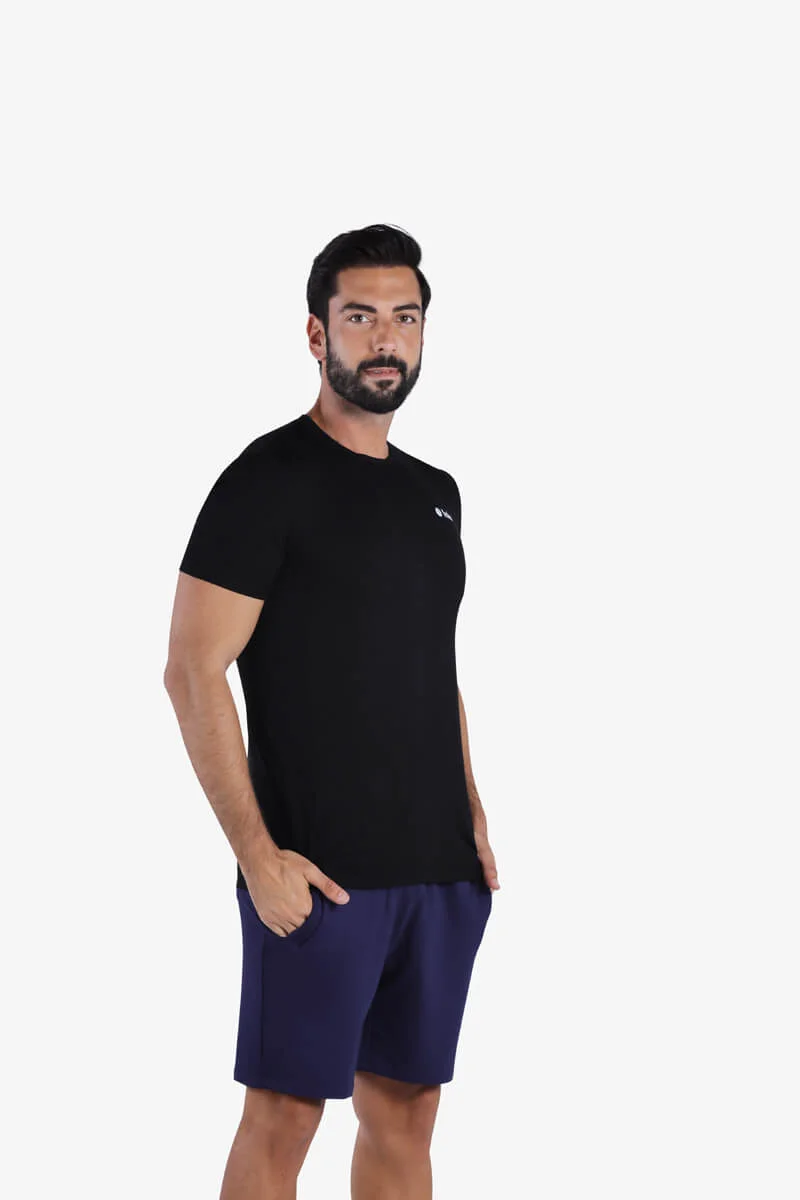 Yeseco  Blue Chase Rapid Dry Shorts – Sustainable Gym & Lounge Shorts for Men | Best Price UAE