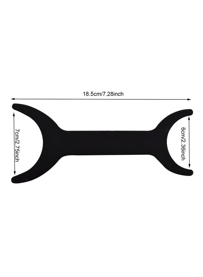 Angzhili 2 Pcs Silicone Dental Orthodontic Photography Contraster,Bendable Intraoral Photography Background Board,Black Background Board Contraster (C1+C2) - Image 5