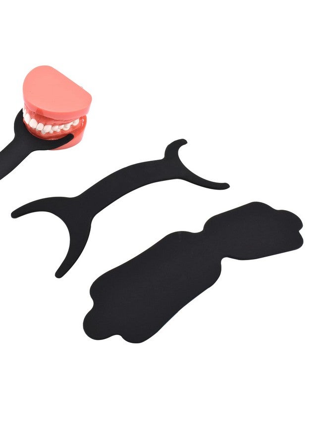 Angzhili 2 Pcs Silicone Dental Orthodontic Photography Contraster,Bendable Intraoral Photography Background Board,Black Background Board Contraster (C1+C2) - Image 2