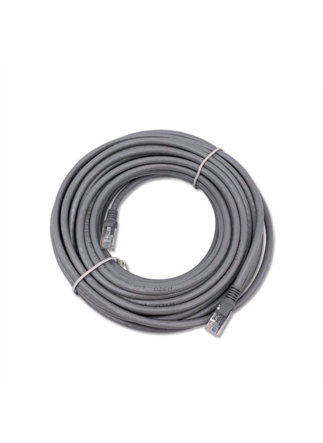 Generic 8-core Finished Network Cable Jumper Router Cat 6 Six Gigabit Network Cable RJ45 Computer High-speed Broadband Network Cable-Color:Dark Gray Standard Oxygen-free Copper-Line Length:50m  - Image 1