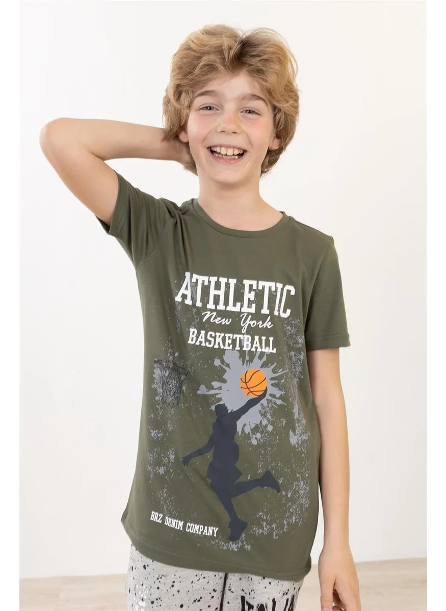 بي ار زد كولكشن Boy Printed Short Sleeve T-Shirt