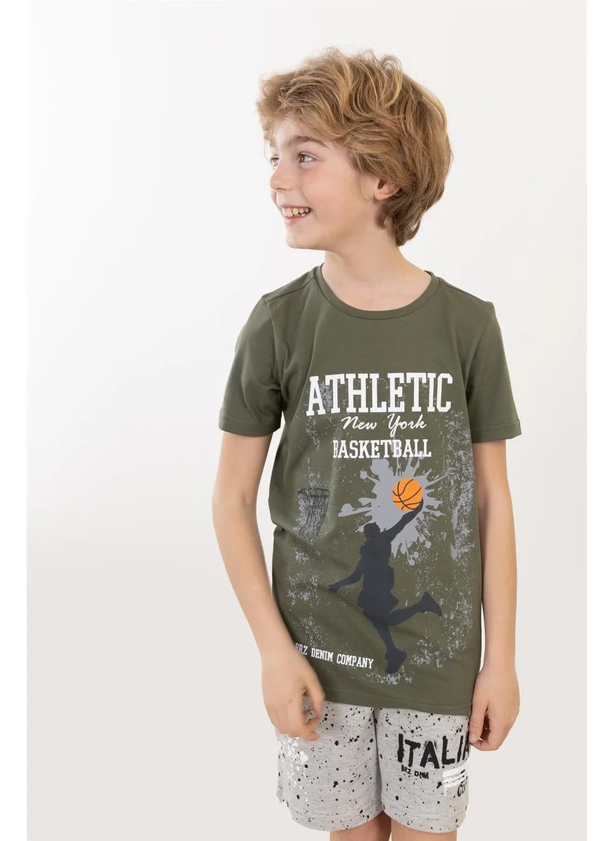 BRZ Collection Boy Printed Short Sleeve T-Shirt