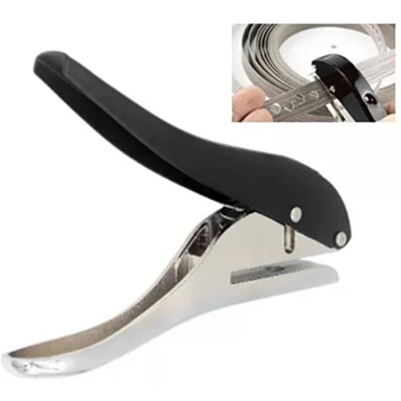 Single Hole Punch: Premium Zinc Alloy 8mm Hole Puncher - High Accuracy Adjustable Punching Depth Crafting Tool for Carpentry Installation Furniture Manufacturing Outdoor Use - Image 5