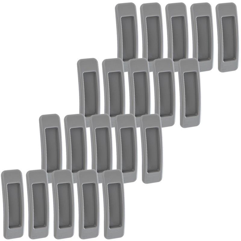 20pcs Cabinet Drawer Handles Adhesive Door Window Handles Stick On Cupboard Pull Handles - Image 1
