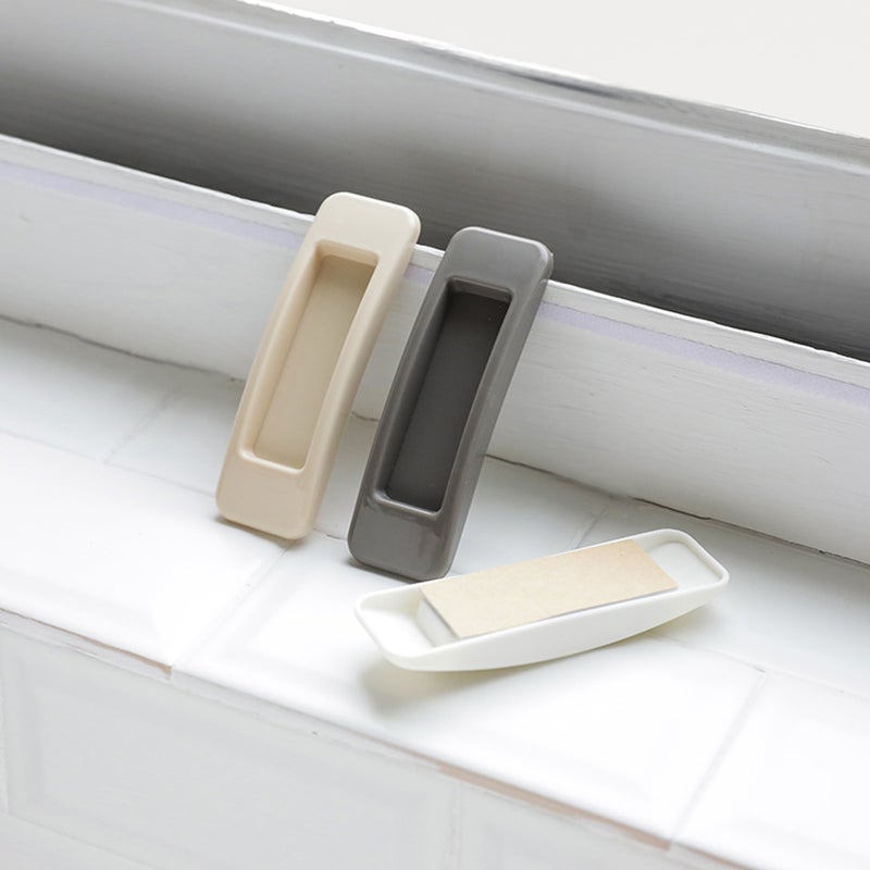 20pcs Cabinet Drawer Handles Adhesive Door Window Handles Stick On Cupboard Pull Handles - Image 5
