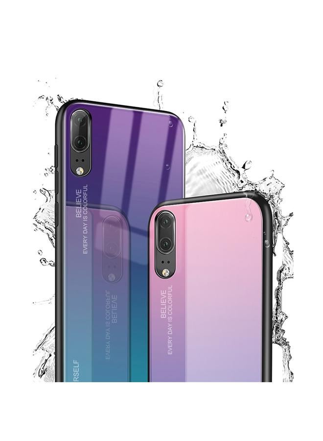 Zaboon Case For Huawei P20 Gradient Color Glass Case - Image 4