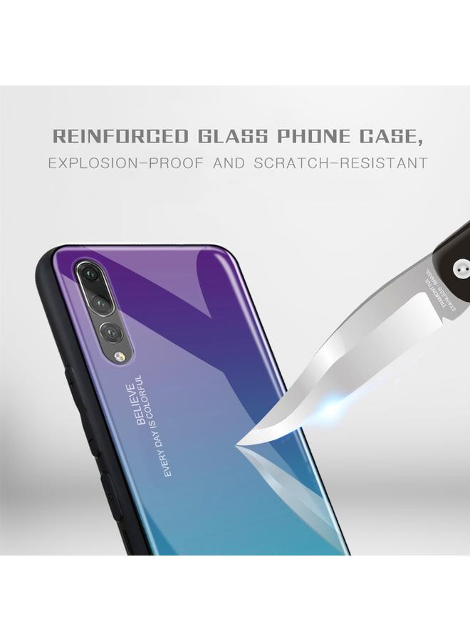 Zaboon Case For Huawei P20 Gradient Color Glass Case - Image 3