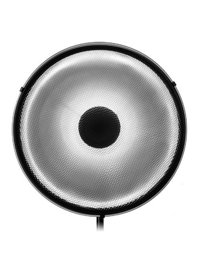 Fotodiox Pro Beauty Dish 22" with Honeycomb Grid and Speedring for Balcar, White Lightning, X800 Strobe & More - Image 4