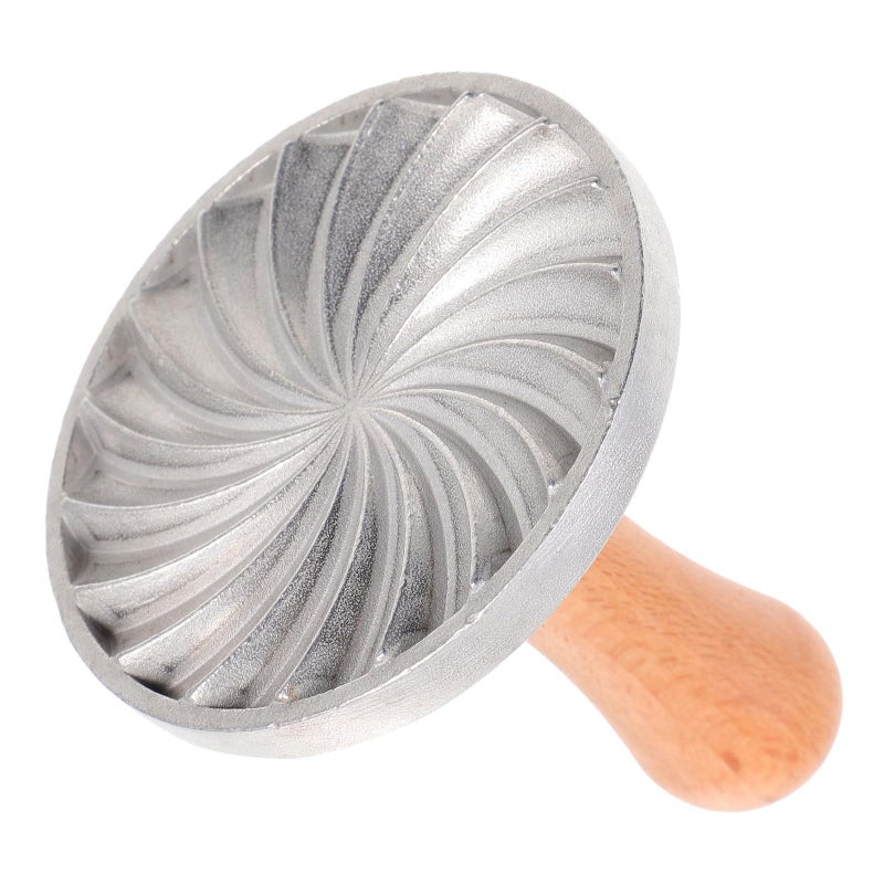 Zinc Alloy Biscuit Pressing Mold With Swirl Edge For Baking And Pastry Decoration - Image 2