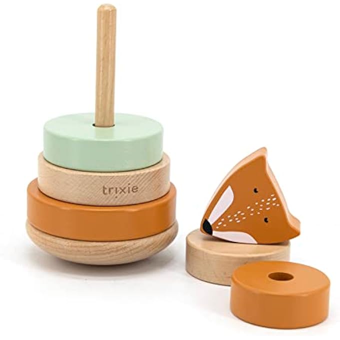 WOODEN STACKING TOY - MR. FOX - Image 2