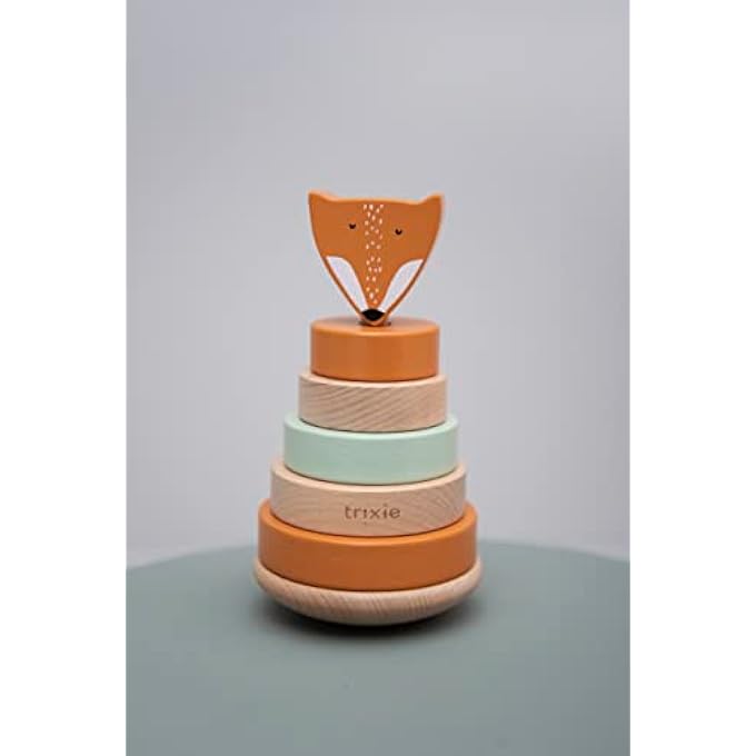 WOODEN STACKING TOY - MR. FOX - Image 3