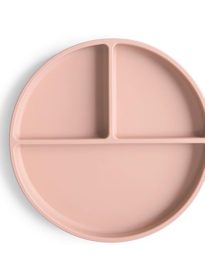 Mushie Silicone Plate Blush - Image 1