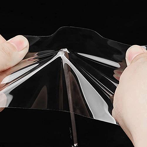 Automaze Car Door Universal Edge Guard Clear Door Sill & Trim Protector, Vinyl Protection Film/Tape, Fit for Most Cars (Transparent, 5cm X 9.8Ft) - Image 4