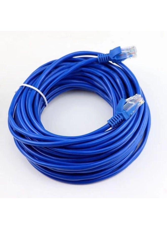 Generic Network Cable High-speed Super Class 5 1/2/3/5/10/20/30/50 M Indoor And Outdoor Home Computer Broadband Network Cable-Line Length:Blue 25 M  - Image 4