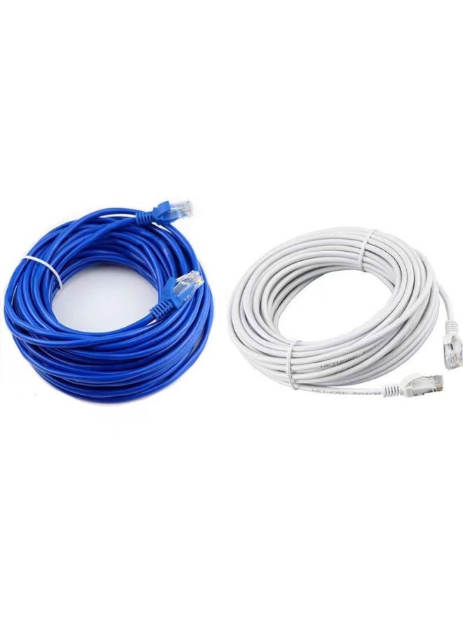 Generic Network Cable High-speed Super Class 5 1/2/3/5/10/20/30/50 M Indoor And Outdoor Home Computer Broadband Network Cable-Line Length:Blue 25 M  - Image 3