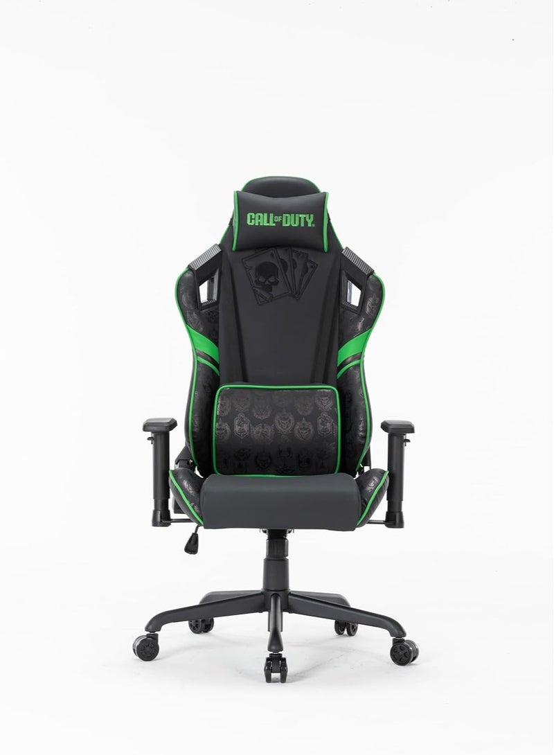 GAMEON Call Of Duty (COD) Gaming Chair With  Adjustable 4D Armrest & Metal Base -  Green/Black / GAME ON - Image 1