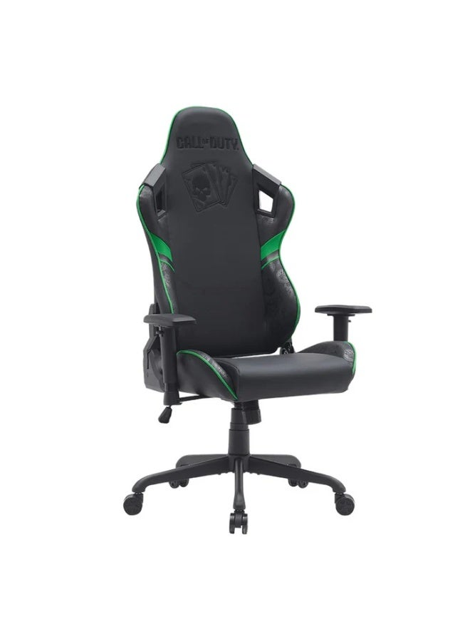 GAMEON Call Of Duty (COD) Gaming Chair With  Adjustable 4D Armrest & Metal Base -  Green/Black / GAME ON - Image 2