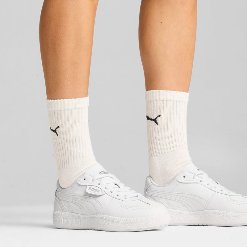 PUMA Palermo Moda Womens White Leather Sneakers - Image 2