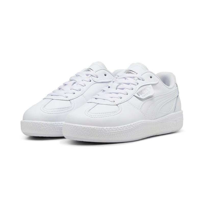 PUMA Palermo Moda Womens White Leather Sneakers - Image 4