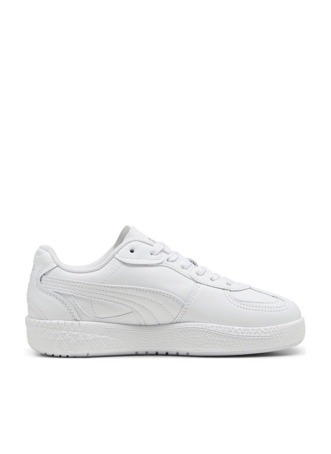 PUMA Palermo Moda Womens White Leather Sneakers - Image 1