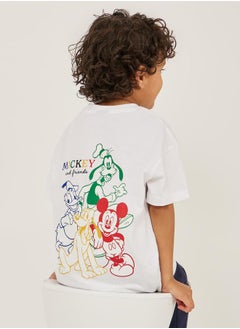 Styli Mickey and Friends Print Short Sleeve Oversized T-Shirt  - Image 1