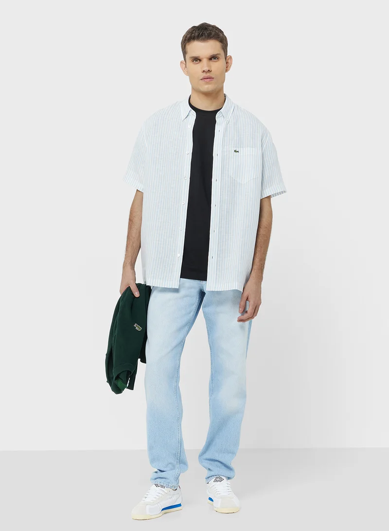LACOSTE Classic Fit Crew Neck T-Shirt