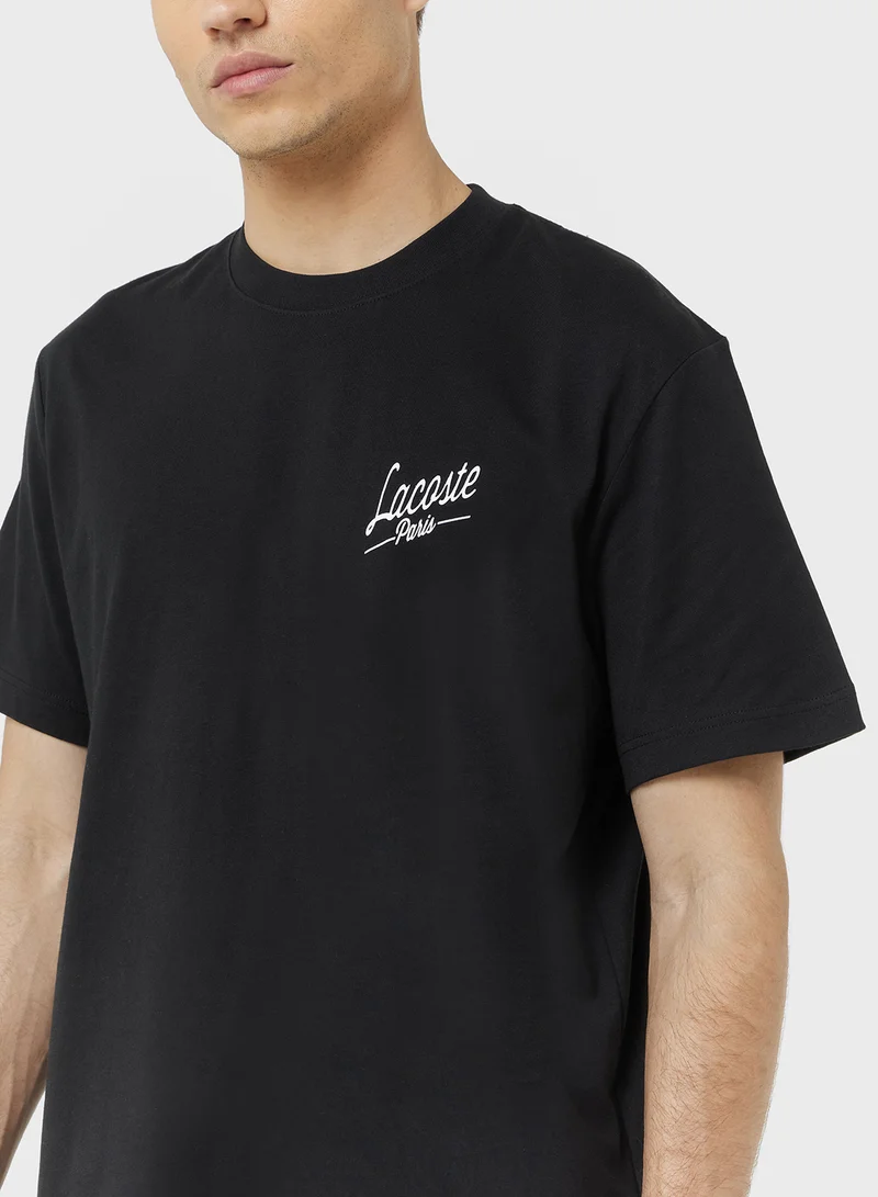 LACOSTE Classic Fit Crew Neck T-Shirt