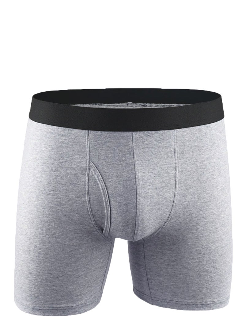 Mens Boxer Shorts Soft Cotton Underwear Breathable Trunks Grey Pouch Fly Briefs - pzsku/Z3169626A5A98B571713CZ/45/_/1707211901/1c9eed17-8b8d-4fec-ba19-3be3f505ae53
