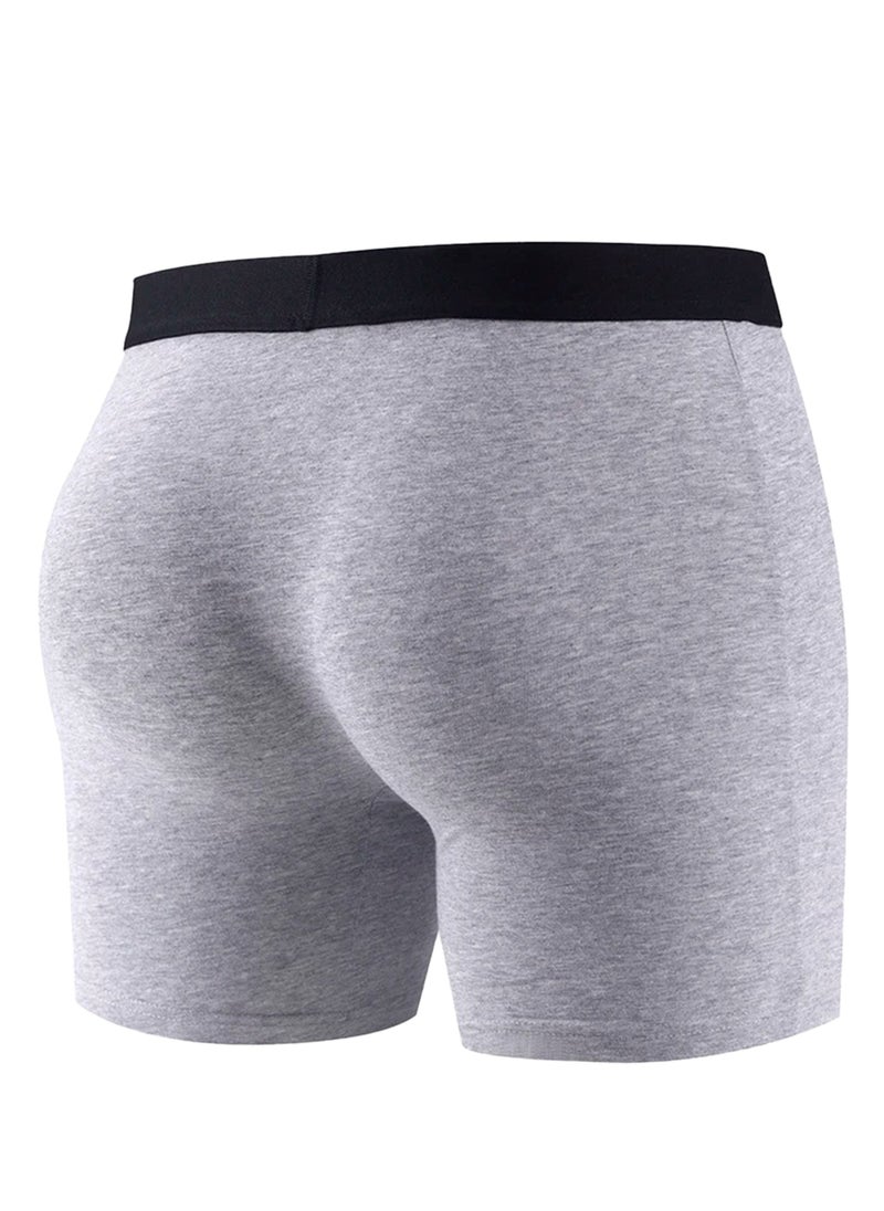 Mens Boxer Shorts Soft Cotton Underwear Breathable Trunks Grey Pouch Fly Briefs - pzsku/Z3169626A5A98B571713CZ/45/_/1707211939/da4e278c-62cc-40ce-82e9-5957b5ea4af1