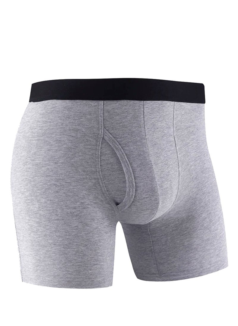 Mens Boxer Shorts Soft Cotton Underwear Breathable Trunks Grey Pouch Fly Briefs - pzsku/Z3169626A5A98B571713CZ/45/_/1707211950/02fb28e0-f55d-4ef4-961d-854264cd0059