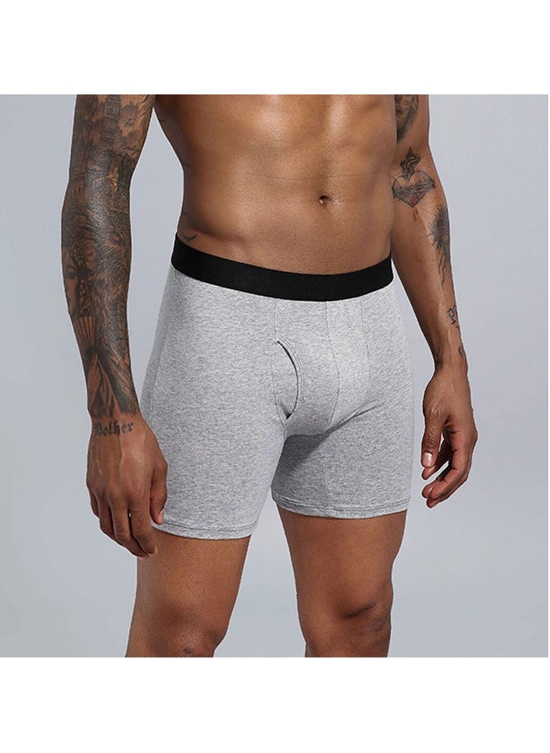 Mens Boxer Shorts Soft Cotton Underwear Breathable Trunks Grey Pouch Fly Briefs - pzsku/Z3169626A5A98B571713CZ/45/_/1707212007/9932077c-bad9-4d05-8abb-ac4aa982b436