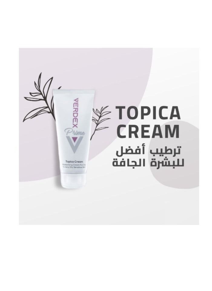 Verdex - Topica Moisturizing Cream For Sensitive Skin - 100gm - Image 1