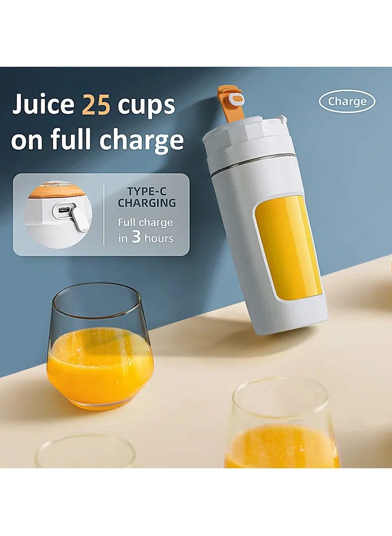 Prime by javaudan - Electric Mini Portable Blender Fruit Blender Juicer Multi-function Powerful Electric Shaker Shaker Machine Blender Smoothie Blender USB Rechargeable - Image 1