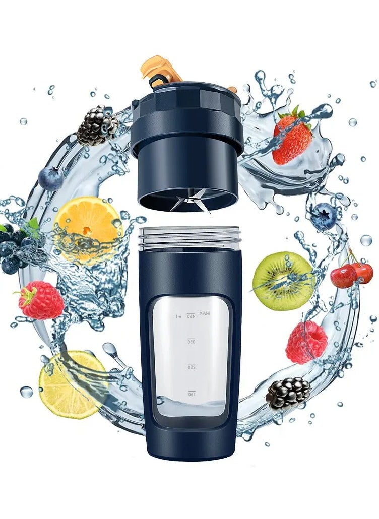 Prime by javaudan - Electric Mini Portable Blender Fruit Blender Juicer Multi-function Powerful Electric Shaker Shaker Machine Blender Smoothie Blender USB Rechargeable - Image 1