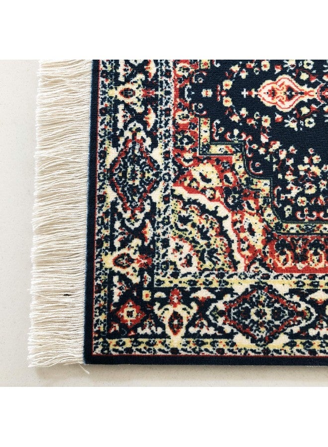 Inusitus Set Of 2 Dollhouse Carpets Miniature Dolls House Accessory 10X7 Rugs Rectangle Toy Furniture Carpeting Decor - Image 4
